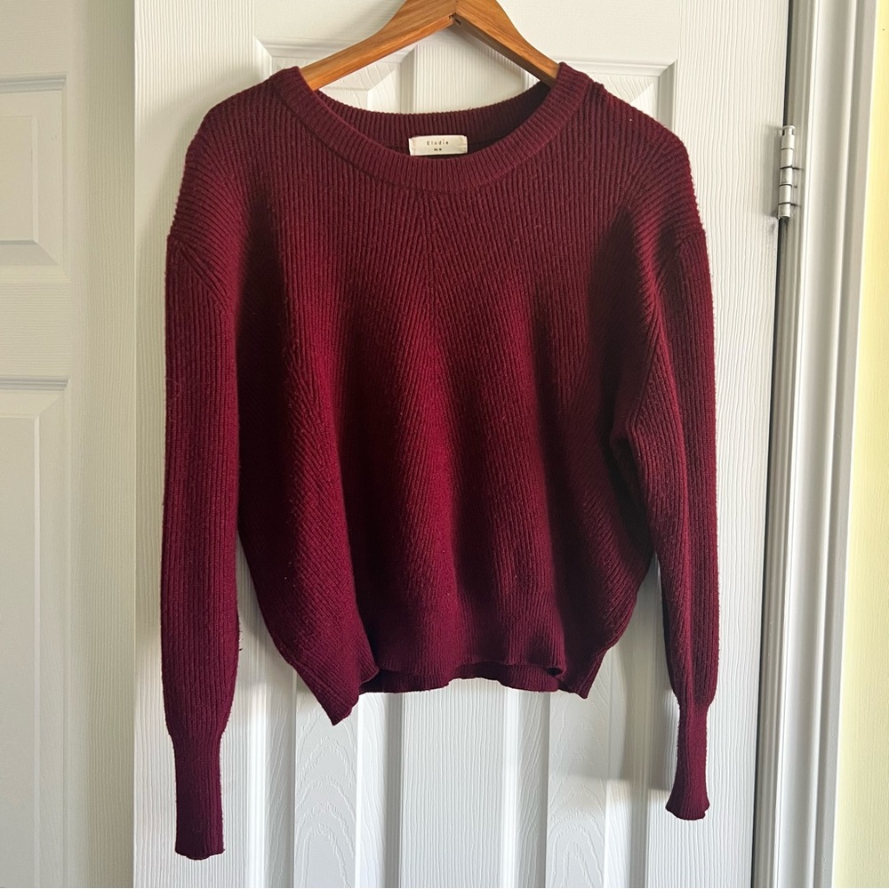 Elodie Maroon Sweater - Size M